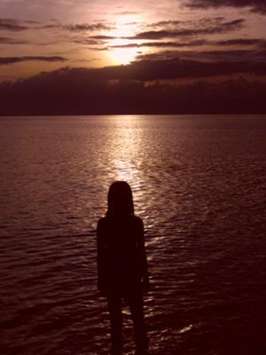 kaputian beach at sunset