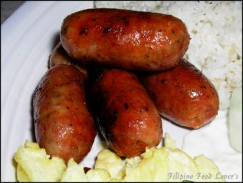 longanisa or filipino sausage- is also one of a favorite filipino dish